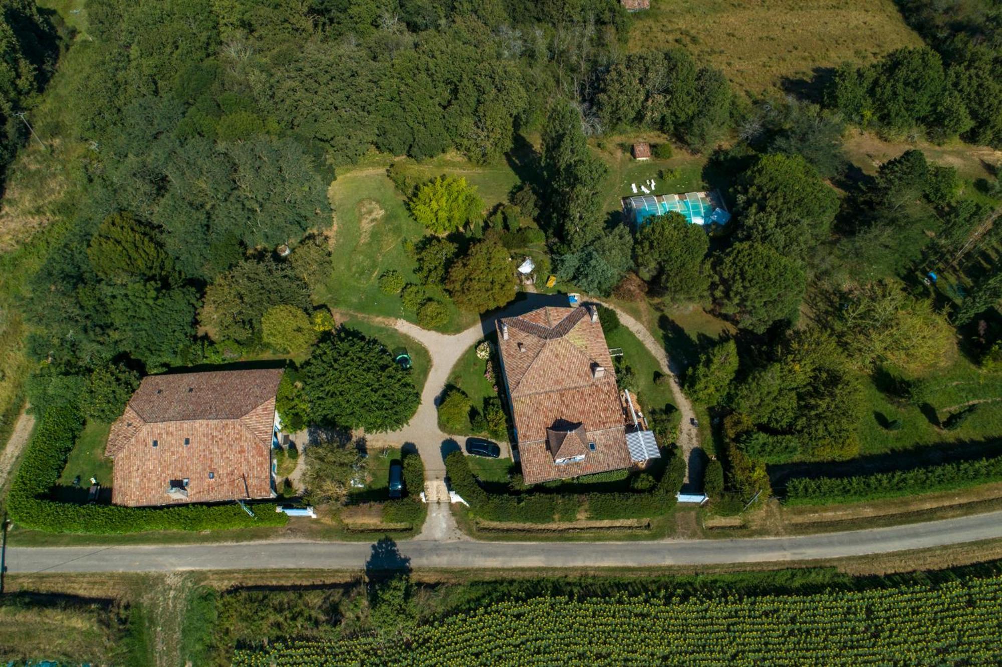 La Maison De L'Ecolieu Du Turc - Piscine Partagee Le Mas-dʼAgenais Eksteriør billede