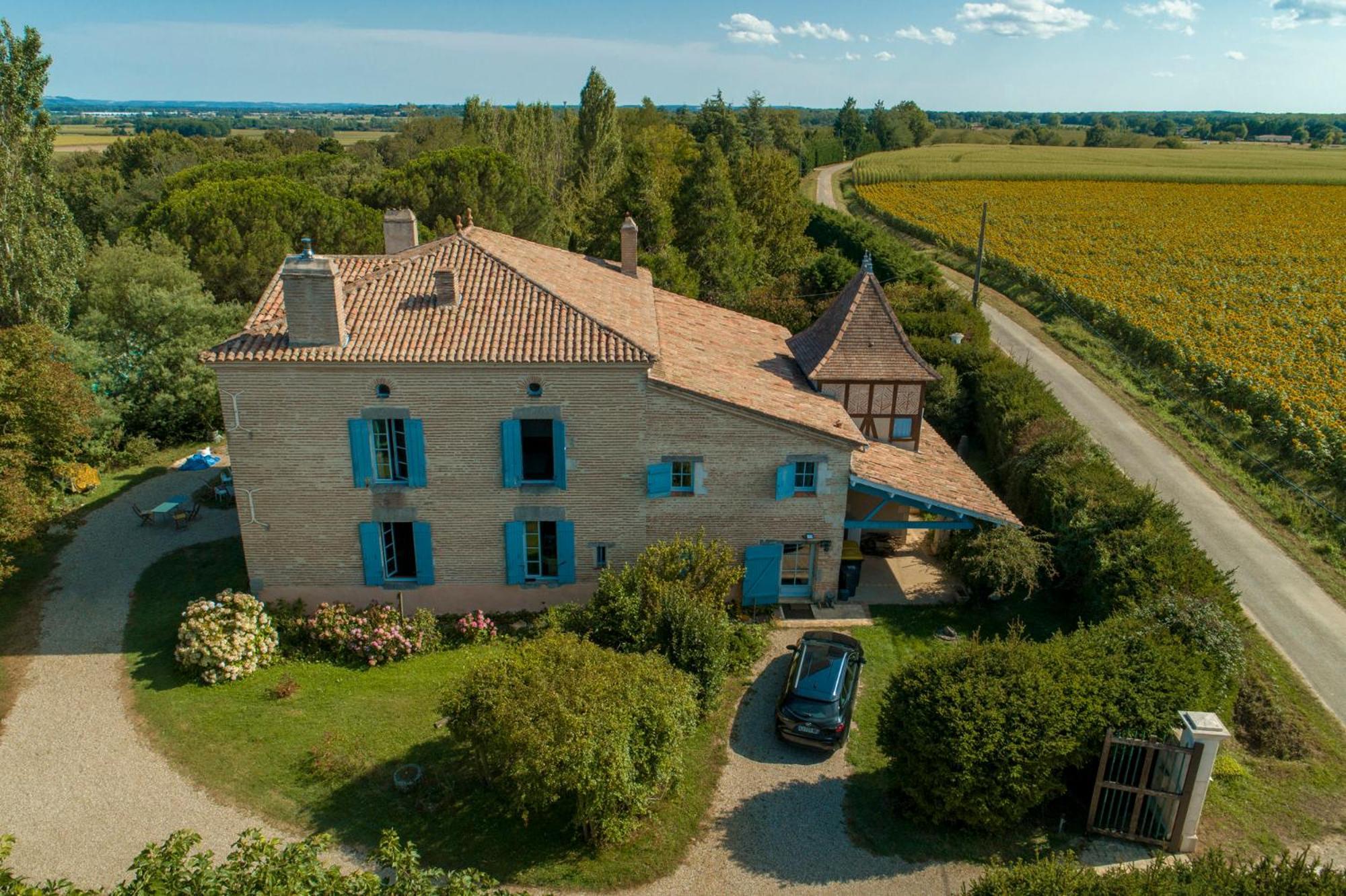 La Maison De L'Ecolieu Du Turc - Piscine Partagee Le Mas-dʼAgenais Eksteriør billede